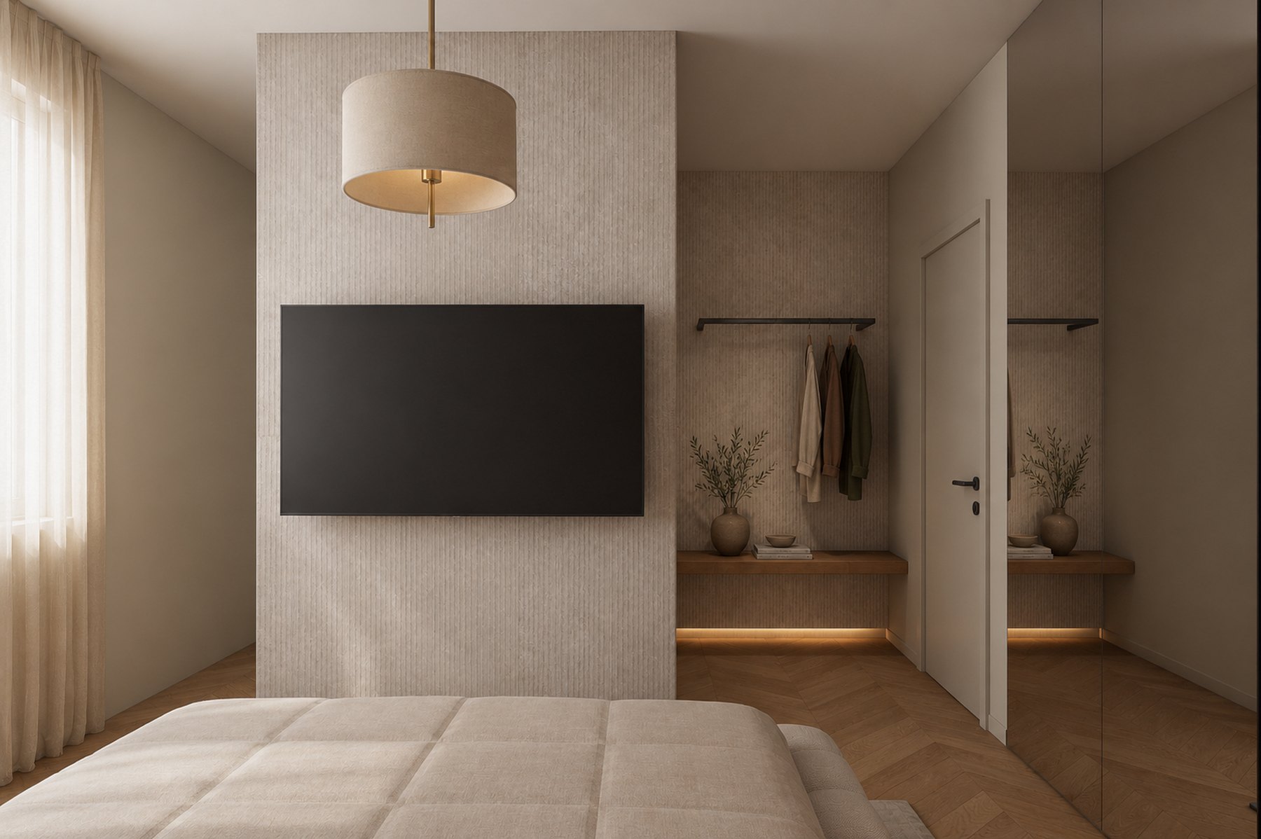 Signature bedroom in the new Hotel Park interior programme