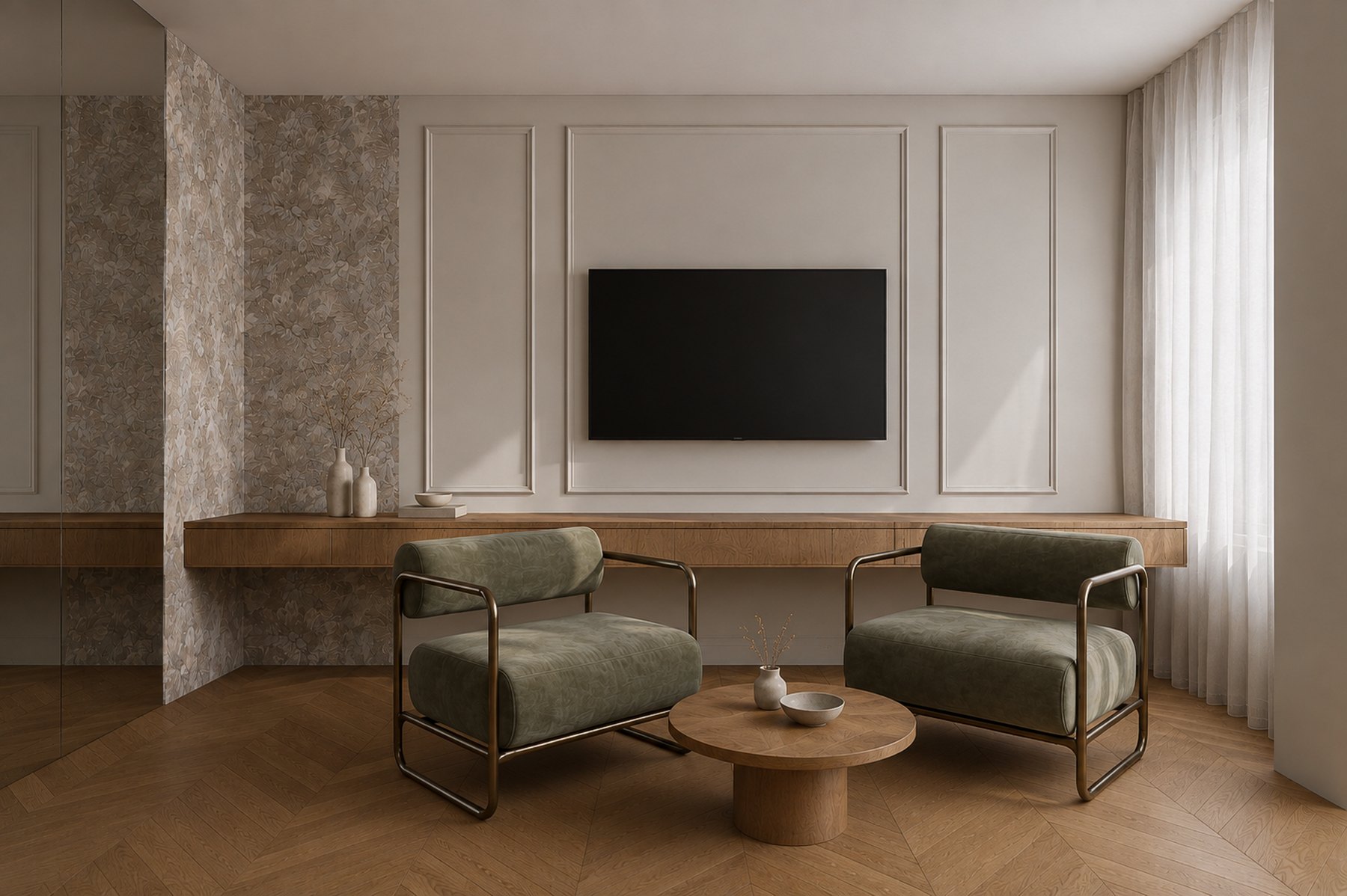 Twin room in the new Hotel Park interior programme